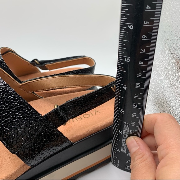 NWOB Vionic Brielle Snake Platform Sandal size 10 slingback 1191 - Picture 5 of 10